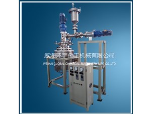 50L不銹鋼磁力反應釜（配進(jìn)料裝置）已順利完工即將發(fā)往宣城客戶(hù)處